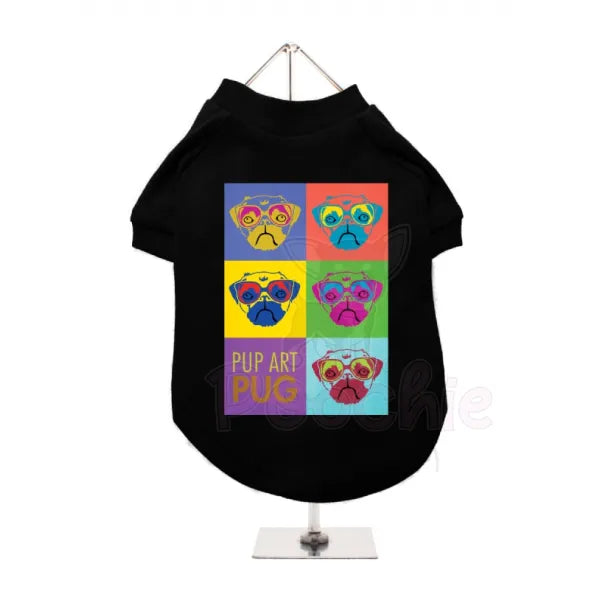 Pug Pup Art Dog T-shirt - Urban - 5