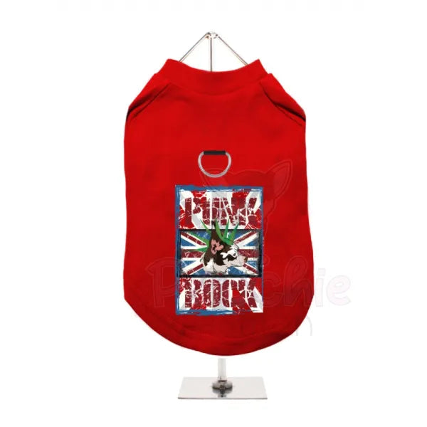 Punk Rock Uk Harness Lined Dog T-shirt - Urban - 2