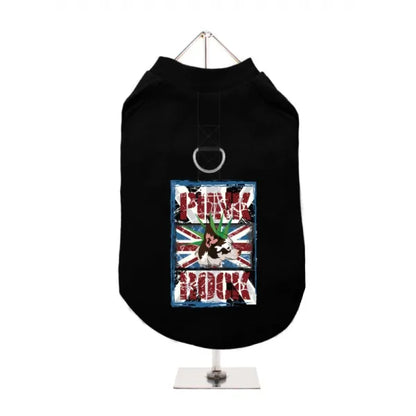 Punk Rock UK Harness Lined Dog T-Shirt - Urban - 1