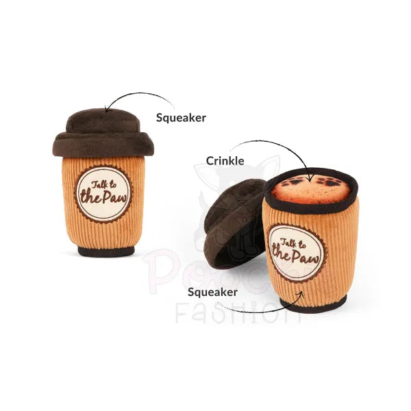 Pup Cup Cafe Latte to Go Dog Toy by P.l.a.y - P.l.a.y - 2