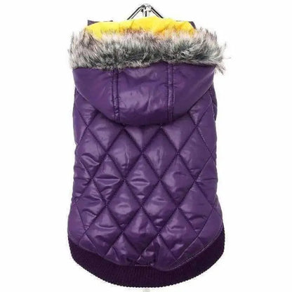 Urban Pup Purple Thermo Quilted Dog Parka Small - Sale - 2