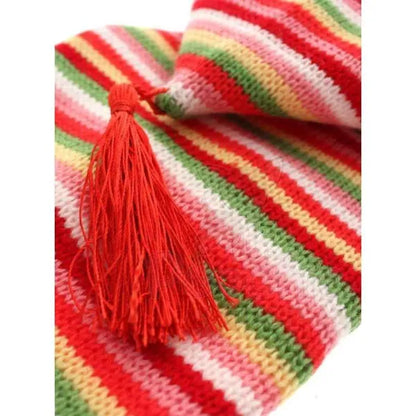 Rainbow Striped Dog Jumper with Hood - Urban Pup - 3