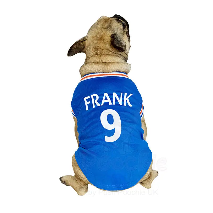 Rangers Football Team Personalised Dog T-shirt - Sale - 3