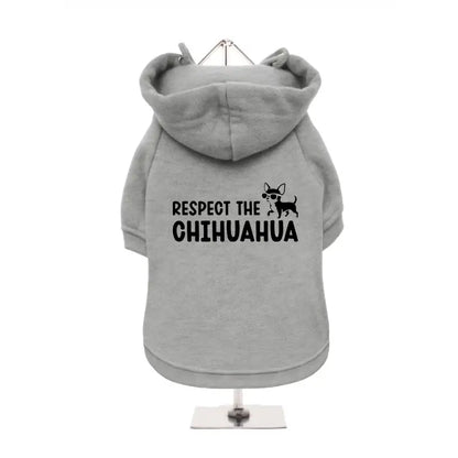 Respect the Chihuahua Dog Hoodie Sweatshirt - Rich Paw - 5