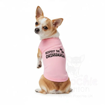 Respect the Chihuahua Dog T-shirt - Rich Paw - 4