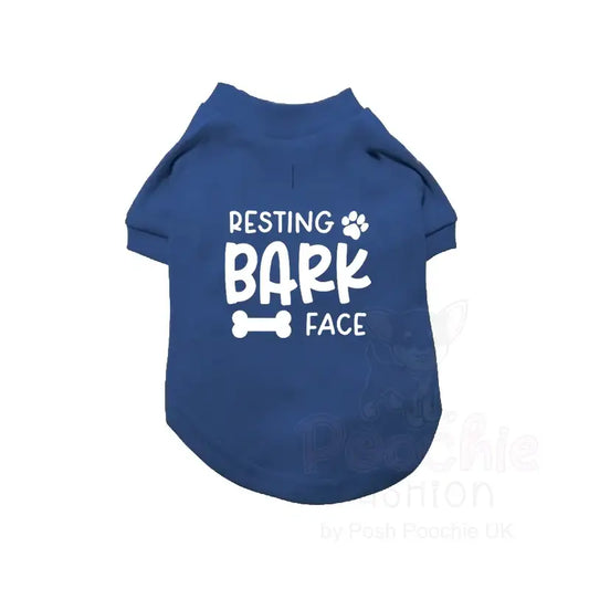 Resting Bark Face Dog T-shirt - Poochie Fashion - 2
