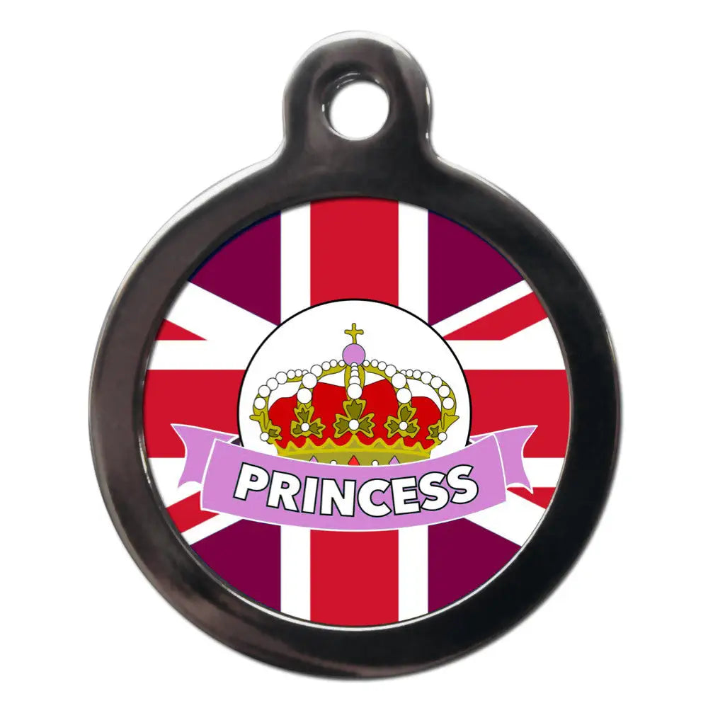 Vip Princess Tag Royal Princess Pet ID Tag | Poochie Fashion