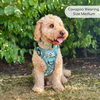 Rugged Rover™ Dog Harness – Heavy Duty No-pull with Handles - Evergreen Trails - Pupclub Couture - 5