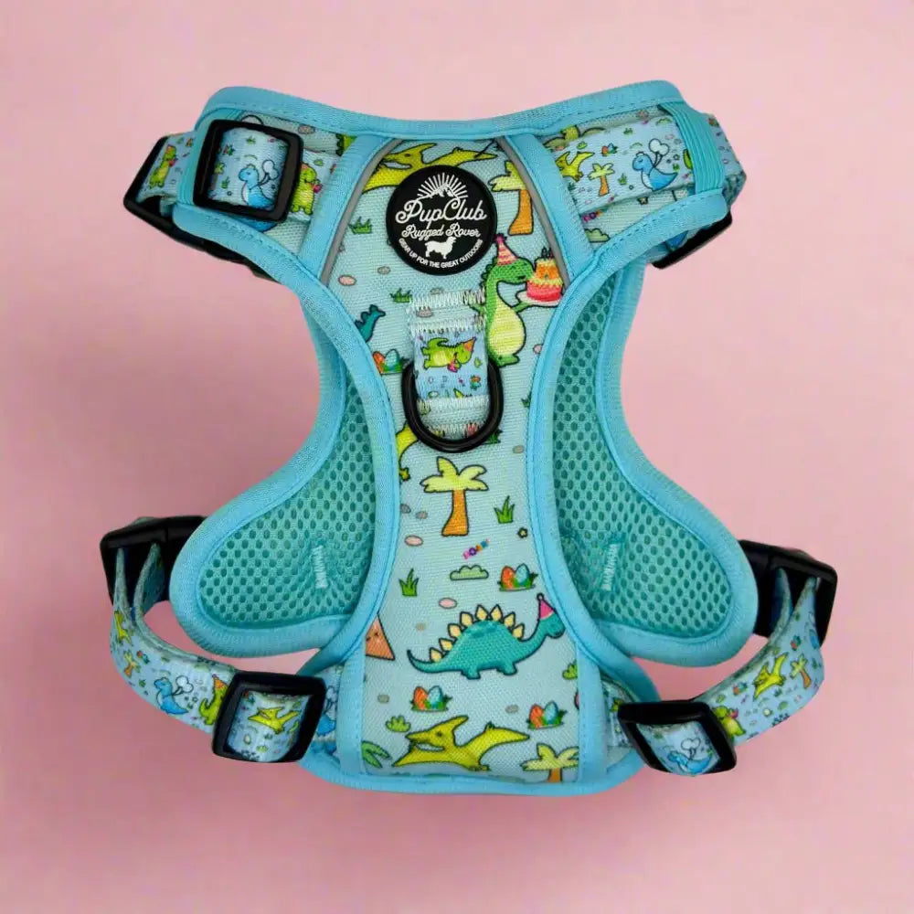 Jurassic Party Rugged Rover™ Dog Harness - Pupclub Couture - 1