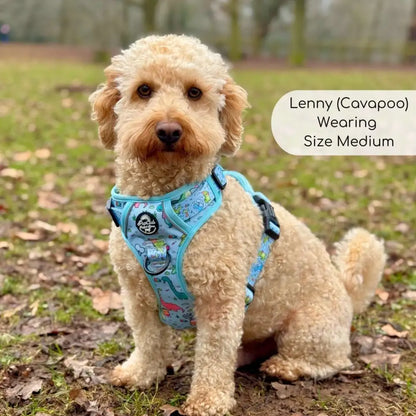 Jurassic Party Rugged Rover™ Dog Harness - Pupclub Couture - 3