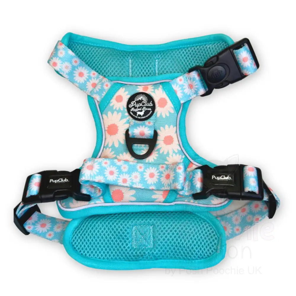 Rugged Rover™ Harness - Pastel Daisy - Pupclub Couture - 2
