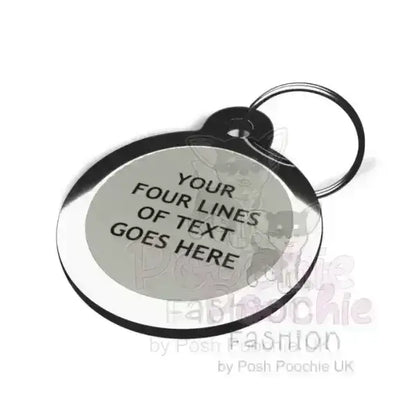 Scary Ghost Pet Id Tag - Ps Pet Tags - 3