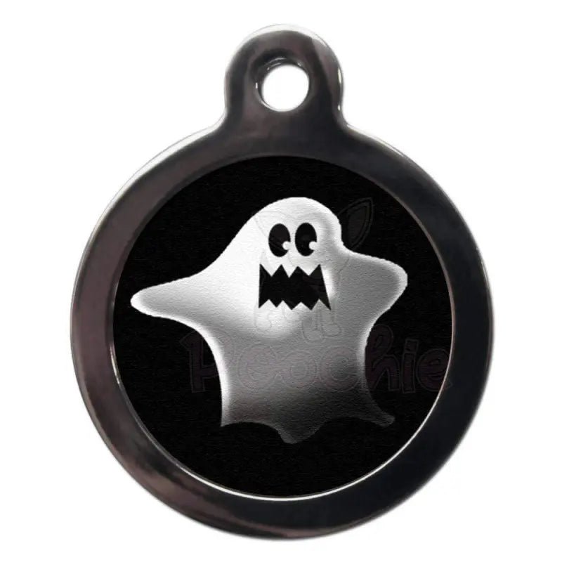 Scary Ghost Pet Id Tag - Ps Pet Tags - 1