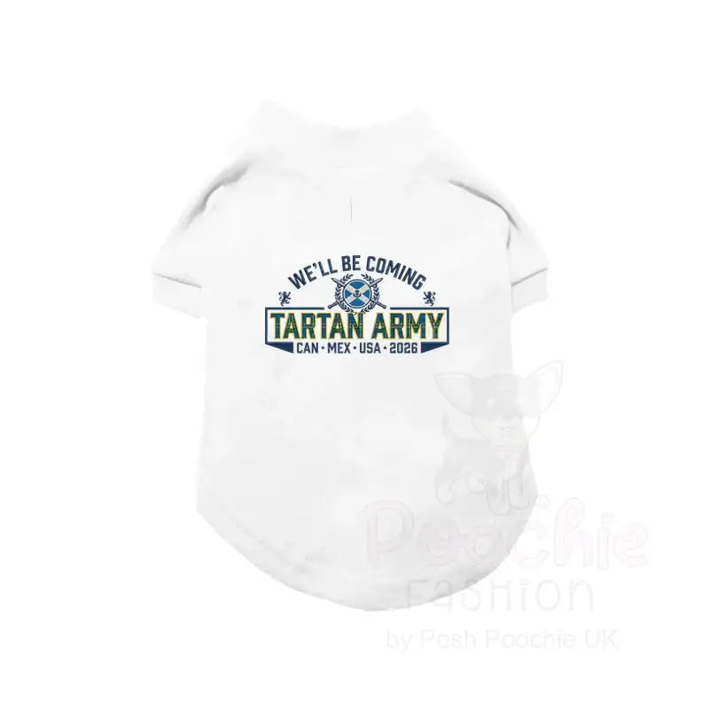 Scotland Tartan Army World Cup 2026 Dog Cat Football t Shirt - Poochie Fashion - 2