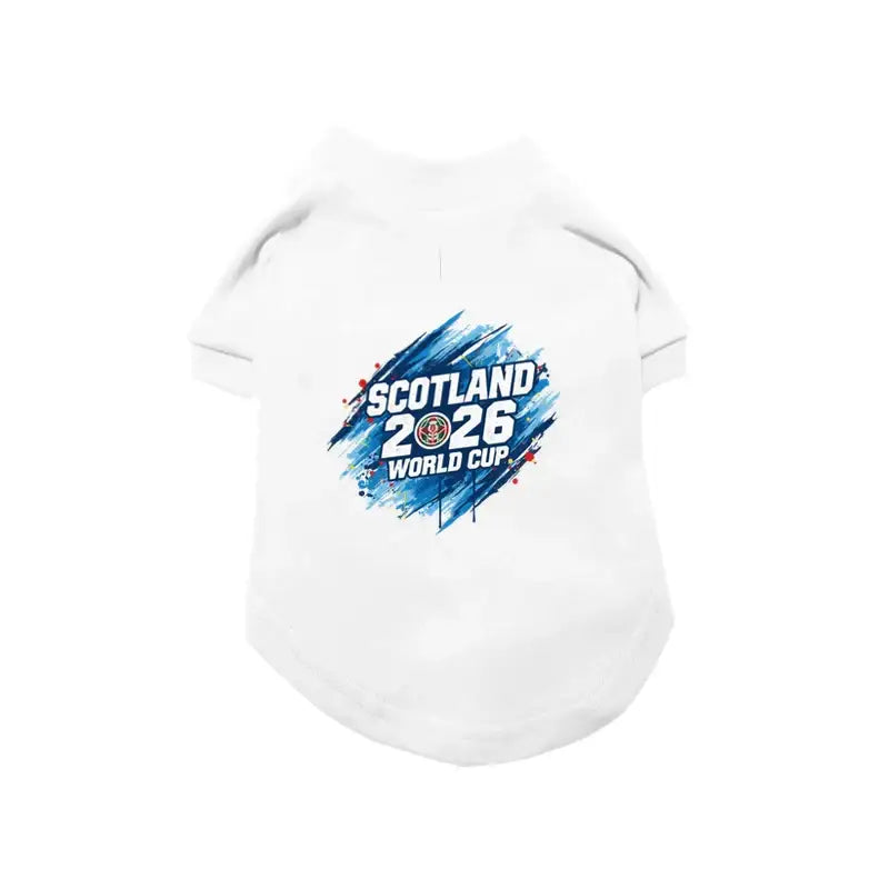 Scotland World Cup 2026 Dog Football Shirt - Poochie Fashion - 1