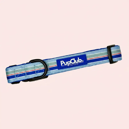 Sea Breeze Stripes Dog Collar - Pupclub Couture - 1
