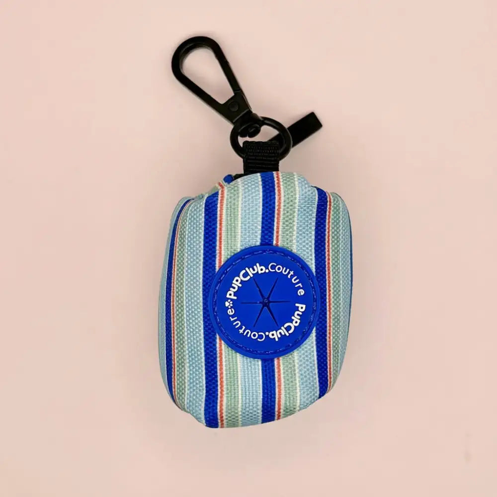 Sea Breeze Stripes Poo Bag Holder - Pupclub Couture - 1