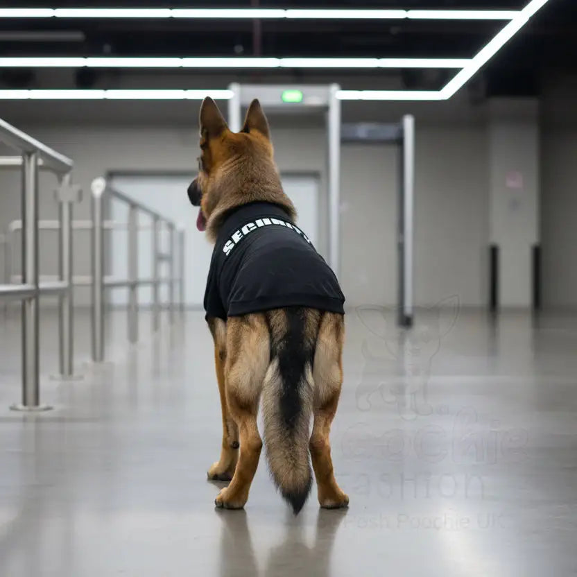Security Dog T-shirt - Poochie Fashion - 3
