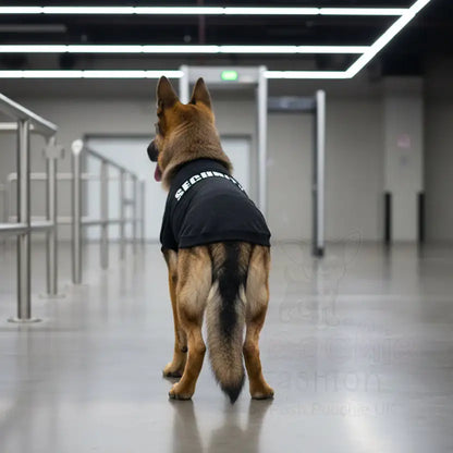 Security Dog T-shirt - Poochie Fashion - 3