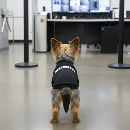 Security Dog T-shirt - Poochie Fashion - 1