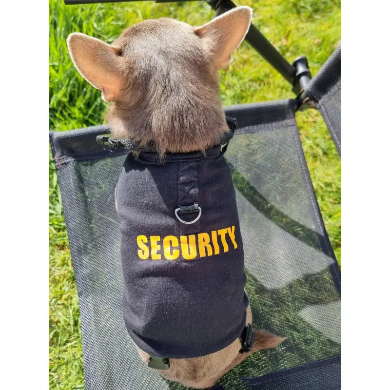 Security Harness Lined Dog T - shirt Black - Urban 2