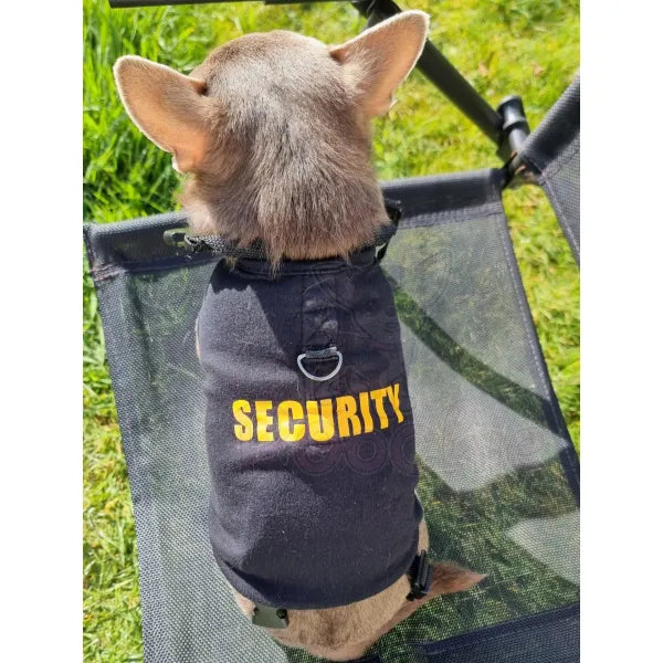 Security Harness Lined Dog T-shirt Black - Urban - 2
