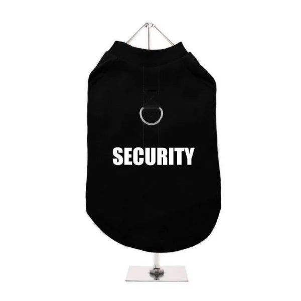 Security Harness Lined Dog T-shirt Black - Urban - 1