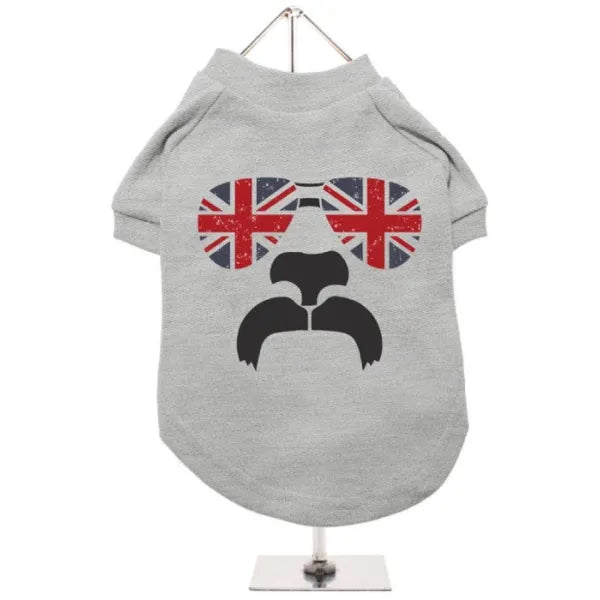 Shades And Tash Dog T-Shirt - Urban - 1