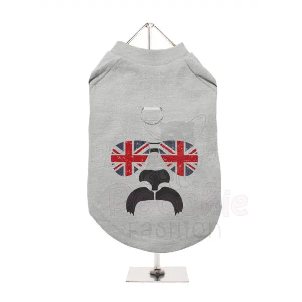 Shades and Tash Harness Lined Dog t Shirt - Urban - 2