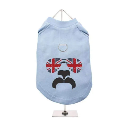 Shades and Tash Harness Lined Dog t Shirt - Urban - 1