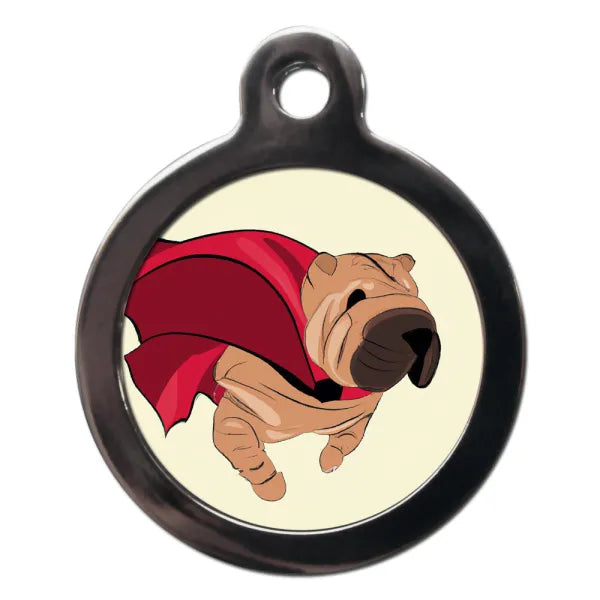Shar-pei Superdog Dog Id Tag - Ps Pet Tags - 1