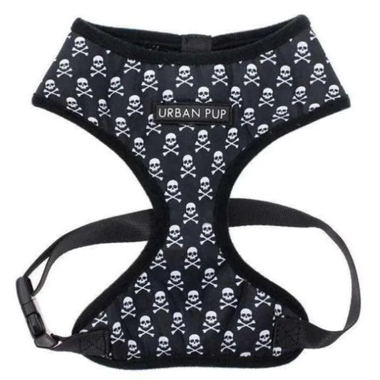 Skull and Crossbones Designer Dog Harness - Urban Pup - 1