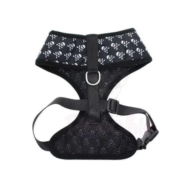 Skull and Crossbones Designer Dog Harness - Urban Pup - 4