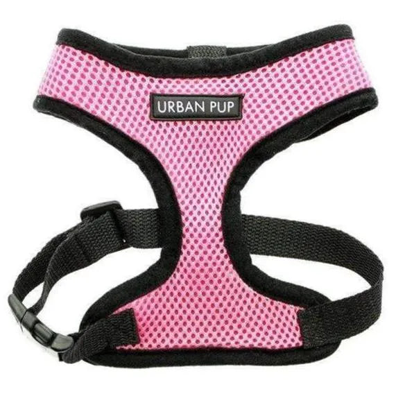 Soft Mesh Dog Harness in Candy Pink - Urban Pup - 1