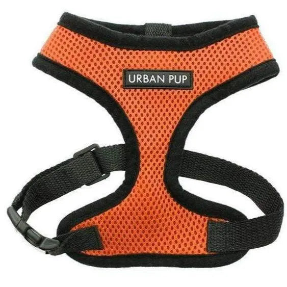 Soft Mesh Dog Harness in Juicy Orange - Urban Pup - 1