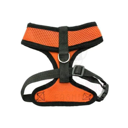 Soft Mesh Dog Harness in Juicy Orange - Urban Pup - 3