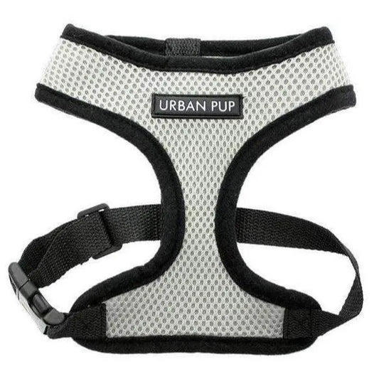 Soft Mesh Dog Harness In Steel Grey - Urban Pup - 1