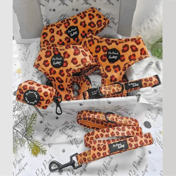 Spiced Honey Leopard Dog Poo Bag Holder - Pet Pooch - 2