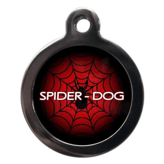 Spider-Dog Superhero ID Tag - PS Pet Tags - 1