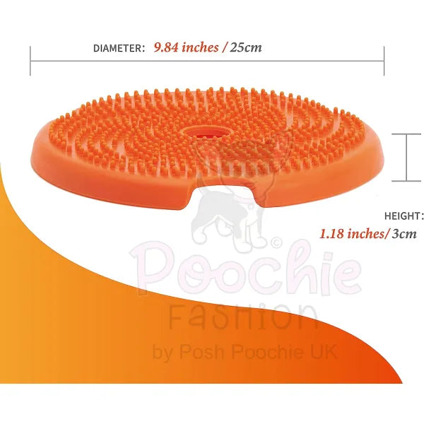 Spin Accessories Lick Flying Disc Feeder in Orange - Level Medium - Petdreamhouse - 2