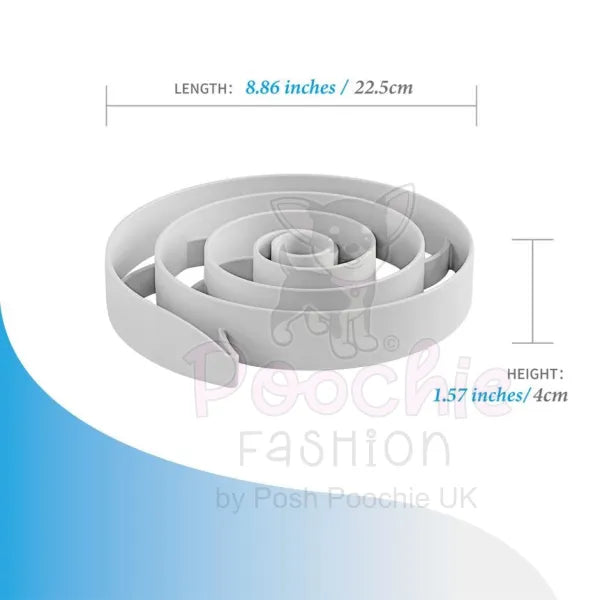 Spin Accessories Spiral Feeder in Grey - Level Tricky - Petdreamhouse - 2
