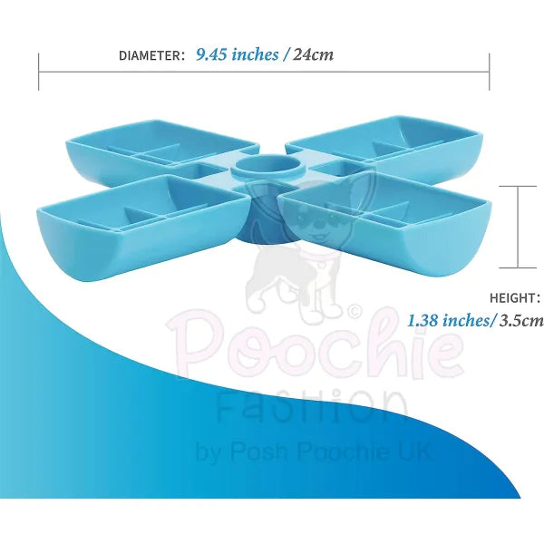 SPIN Accessories Windmill Feeder In Blue - Level Easy - PetDreamHouse - 3