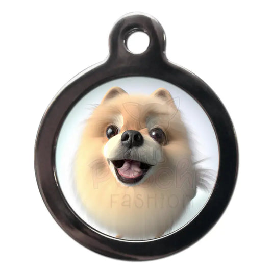 Spitz Fish Eye Lens Dog Id Tag - Ps Pet Tags - 1