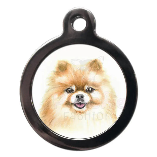 Spitz Portrait Dog Id Tag - Ps Pet Tags - 1
