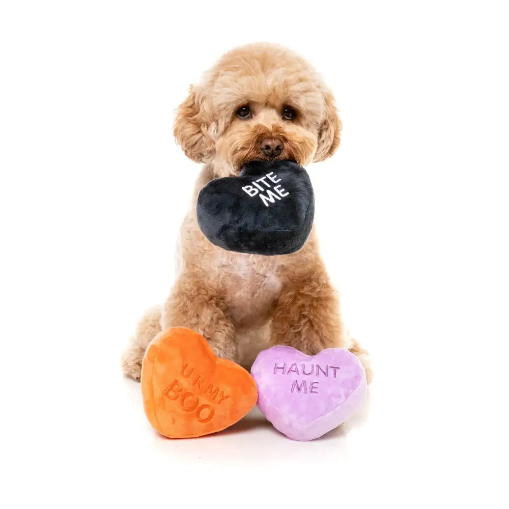 Spooky Candy Hearts 3pk - Dog Toys by Fuzzyard - Fuzzyard - 1