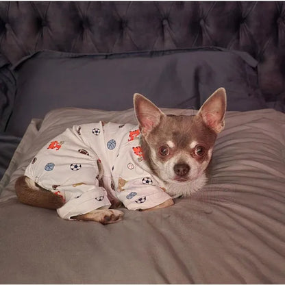 Sports Balls Small Dog Pyjamas - Posh Pawz - 2