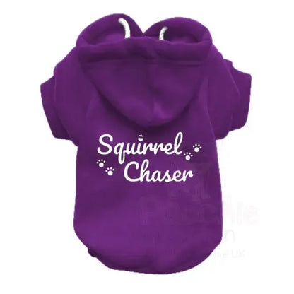 Squirrel Chaser Dog Hoodie Sweatshirt - Poochie Fashion - 4
