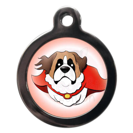 St Bernard Superdog Dog Id Tag - Ps Pet Tags - 1