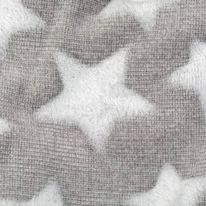 Star Fleecy Puppy Dog Pyjamas in Silver Grey - Sale - 4