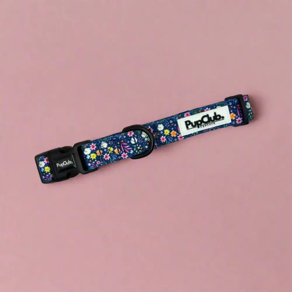 Summer Meadow Dog Collar - Pupclub Couture - 1